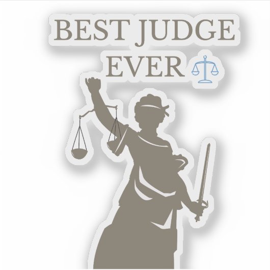 Beste rechter ooit sticker (Voorkant)