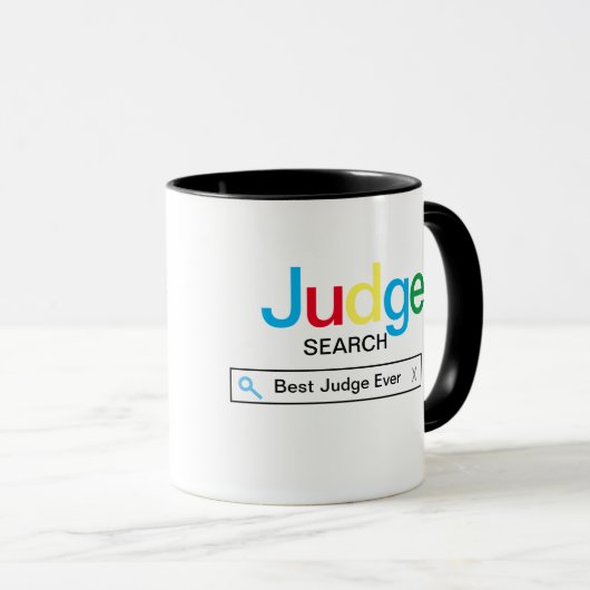 Beste rechter ooit Zoekmachine Resultaat Mok (Voorkant rechts)