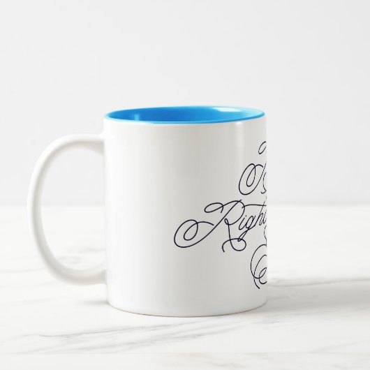 Beste Rechtse Swipe Ooit Grappige Vriend Liefdesci Tweekleurige Koffiemok (Links)