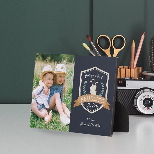 Beste reclame per auto | Foto Golf Grandpa Fotoplaat