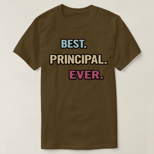 Beste rector ooit leuk cadeau idee t-shirt (Design voorkant)