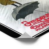 Beste regenjas Vintage Poster (Hoek)