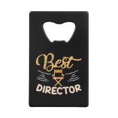 Beste regisseur - Filmmaker Gift Creditkaart Flessenopener (Voorkant)