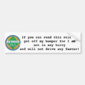 BESTE "RETIRED PERSON"-BUMPERSTICKER OOIT BUMPERSTICKER (Voorkant)
