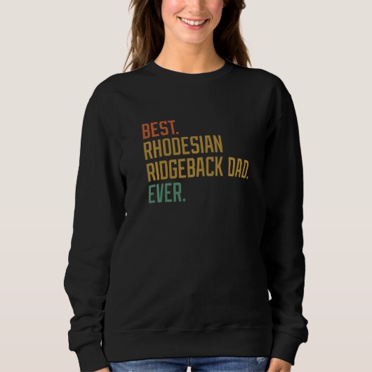 Beste Rhodesian Ridgeback Vader Ooit Hond Rassen V Trui (Voorkant)
