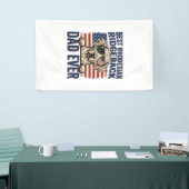 Beste Rhodesian Ridgeback vader ooit vintage hond Spandoek (Beurs)