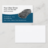 Beste Ride Hailing Service Taxi Service Visitekaartje (Voorkant / Achterkant)