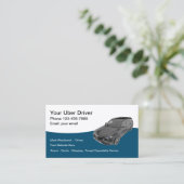 Beste Ride Hailing Service Taxi Service Visitekaartje (Staand voorkant)