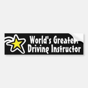 Beste rijinstructeur ter wereld bumpersticker