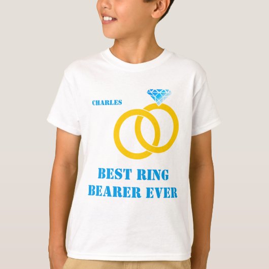 Beste ringdrager ooit aanpasbaar t-shirt (Voorkant)