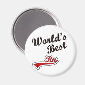 Beste RN ter wereld Magneet (Voorkant / Achterkant)