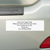 Beste Road Rage Bumpersticker (Op auto)