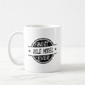 Beste rolmodel ooit zwart koffiemok (Links)