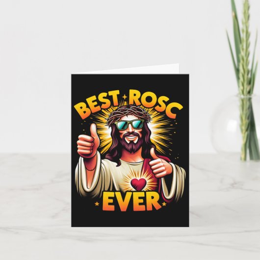 Beste Rosc ooit Christelijk Funny Easter Jesus Doc Kaart (Voorkant)