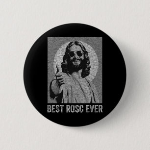 Beste ROSC Ooit Leuk Pasen Jezus Verpleegster Doct Ronde Button 5,7 Cm