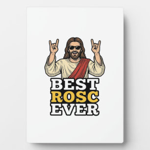 Beste Rosc Ooit Vintage Rock Hand Religieus Shirt_ Fotoplaat