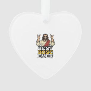 Beste Rosc Ooit Vintage Rock Hand Religieus Shirt_ Ornament