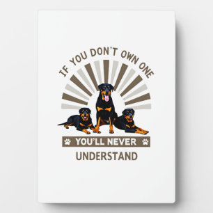 Beste Rottweiler Kunst Voor Mannen Vrouwen Kindere Fotoplaat