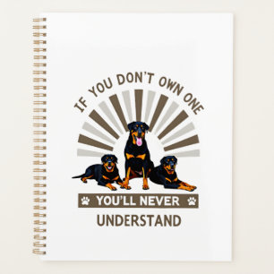 Beste Rottweiler Kunst Voor Mannen Vrouwen Kindere Planner