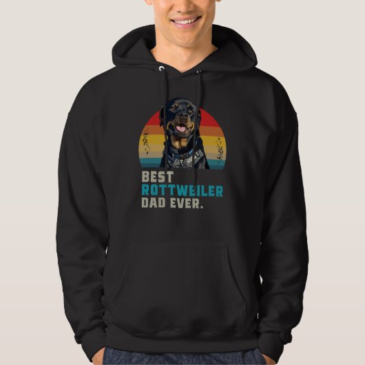 Beste Rottweiler Pa Ooit 45 Hoodie (Voorkant)