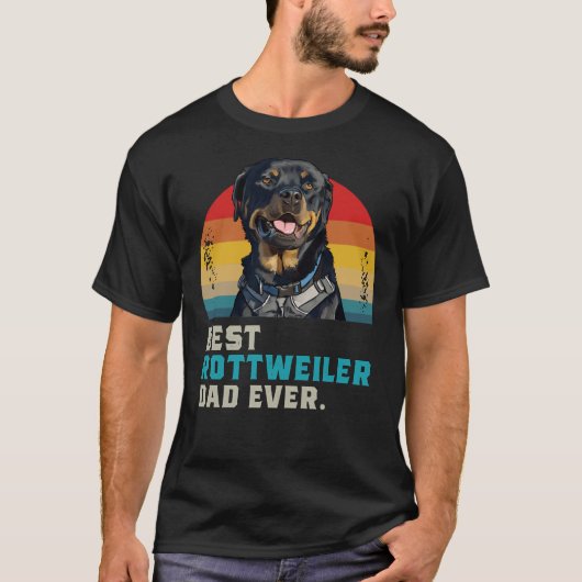 Beste Rottweiler Pa Ooit 45 T-shirt (Voorkant)