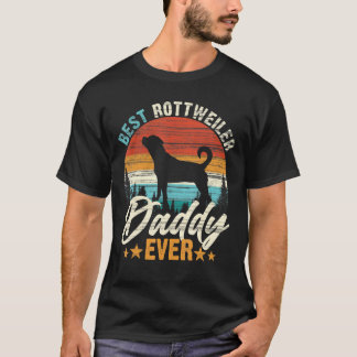 Beste rottweiler, papa ooit, t-shirt