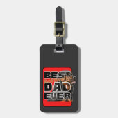 Beste rottweiler, vader ooit bagagelabel (Voorkant verticaal)