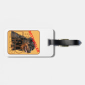 Beste rottweiler, vader ooit bagagelabel (Achterkant horizontaal)