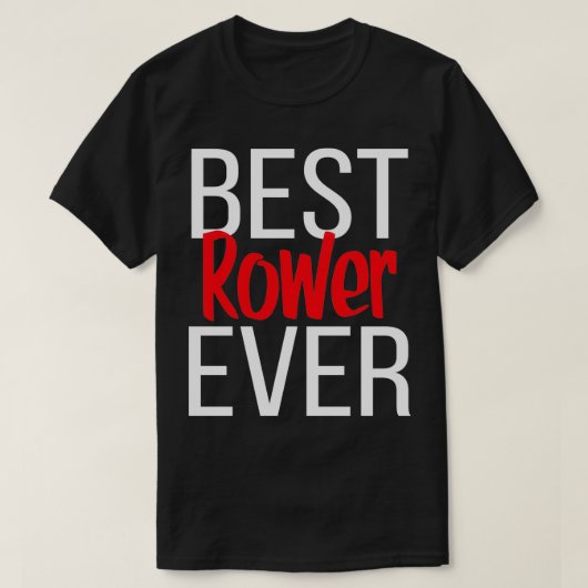 Beste Rower Ever 6 T-shirt (Design voorkant)