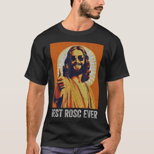 Beste Rozenkrans Ooit Jezus Grappig Paasverpleegst T-shirt (Voorkant)