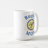Beste "Rugby MOM" ooit! Moederdag Koffiemok (Voorkant rechts)