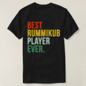 Beste Rummikub Player ooit T-shirt (Design voorkant)