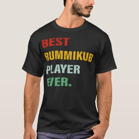 Beste Rummikub speler ooit T-shirt (Voorkant)