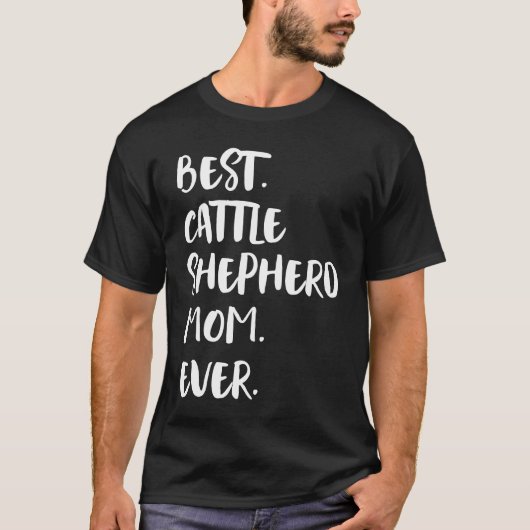 Beste Runderherder Moeder Ooit T-shirt (Voorkant)