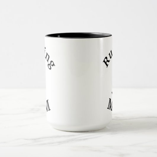 Beste "Running MOM" ooit! Moederdag Mok (Midden)