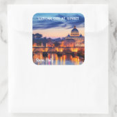 Beste rustige plekken in Italië Vierkante Sticker (Tas)