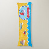 Beste Sailor Baby Blauw Sinaasappel Lichaamskussen (Voorkant Verticaal)