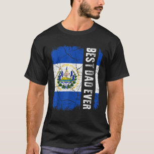 Beste Salvadoraanse vader ooit El Salvador Vlag Va T-shirt