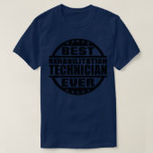 Beste saneringstechnicus ooit t-shirt (Design voorkant)