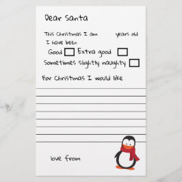 Beste Santa A, persoonlijke brief aan de kerstman