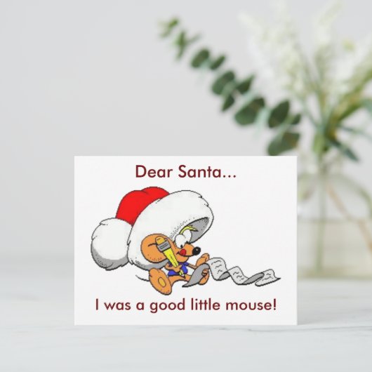 Beste Santa Briefkaart (Staand voorkant)