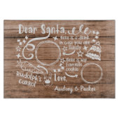 Beste Santa Cookie Snijplank (Voorkant)