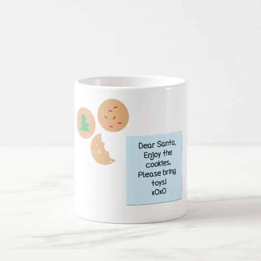 Beste Santa Cookies, alstublieft speelgoed mee Koffiemok (Center)
