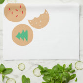 Beste Santa Cookies, alstublieft speelgoed mee Theedoek (Gevouwen)