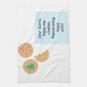 Beste Santa Cookies, alstublieft speelgoed mee Theedoek (Verticaal)