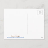 Beste Santa Cookies brengen speelgoed Paarse harte Feestdagenkaart (Achterkant)