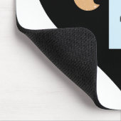 Beste Santa Cookies brengen speelgoed zwart hart m Muismat (Hoek)