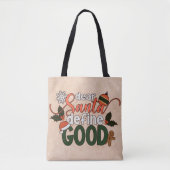 Beste Santa Define Goede Kerstmis | CANVAS TAS (Voorkant)