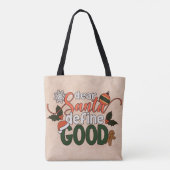 Beste Santa Define Goede Kerstmis | CANVAS TAS (Achterkant)