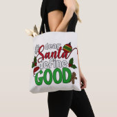Beste Santa Define Goede Kerstmis | CANVAS TAS (Dichtbij)
